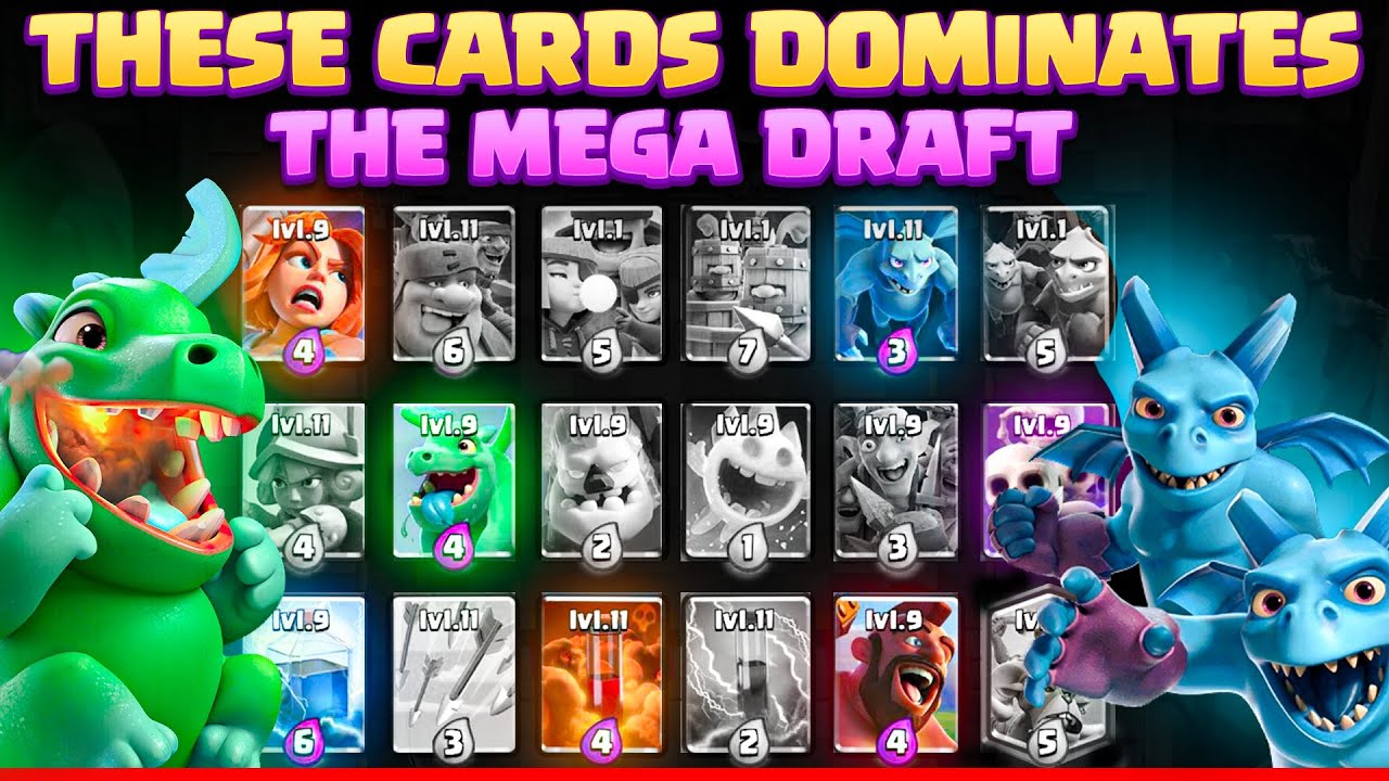 How To Draft the *BEST* Mega Draft Decks! 🏆 YouTube