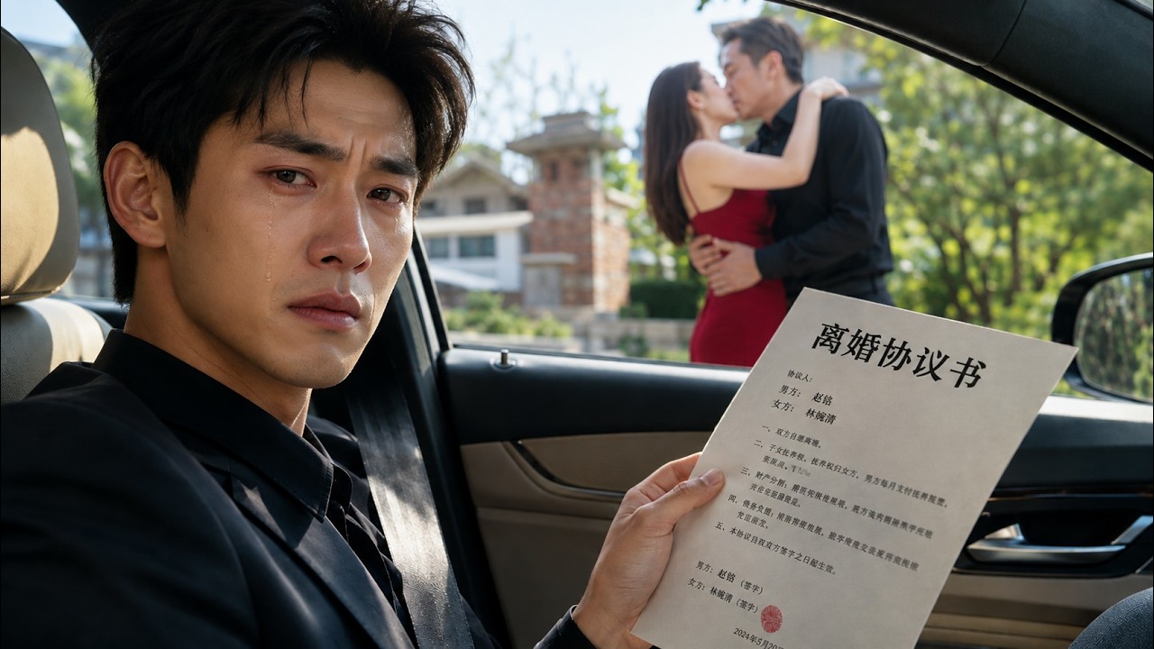 【FULL Drama】新婚妻子愛上大叔！偷偷背著他私會！卻沒想到他早已在車上目睹二人私情！利落離婚後亮出公司總裁身份！二人跪求放過！#shortdrama #出軌 #伦理 #小三 #家庭