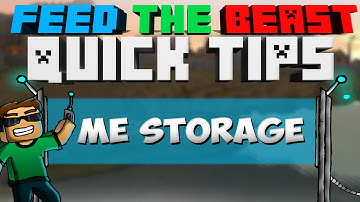 FTB Quick-Tips: ME Storage (Advanced)