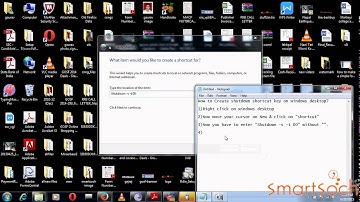 how to create shutdown shortcut key on windows desktop