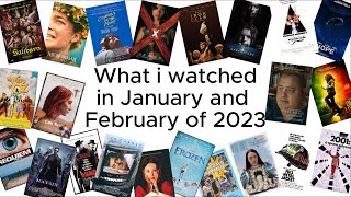 What I watched in January (and February)