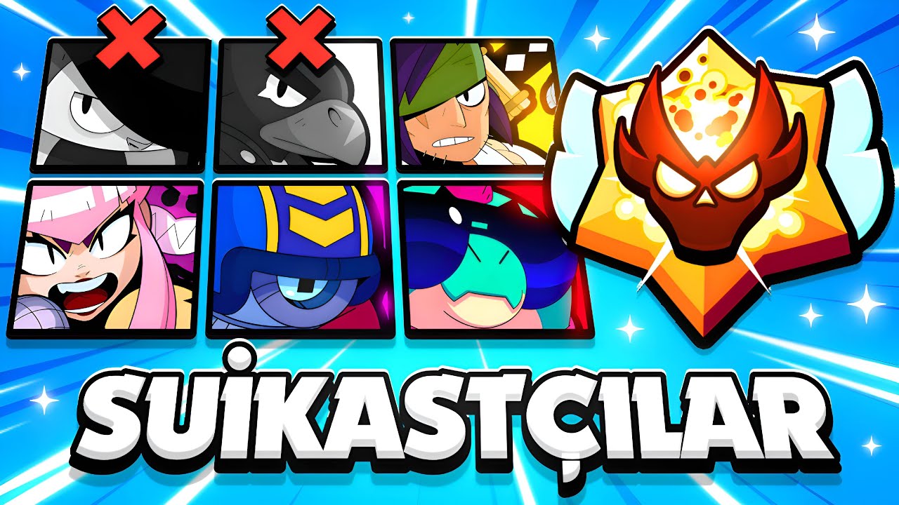 Sadece Suikastçılarla Aşamalı Oynuyorum! Kaybedersem Karakterim Siliniyor 😱 | Brawl Stars