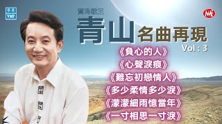 Video thumbnail of "【老歌名曲精粹】青山 Qing Shan《負心的人》《心聲淚痕》《難忘初戀情人》《多少柔情多少淚》《濛濛細雨憶當年》《一寸相思一寸淚》Oldies 70's VOL.3 (歌詞版)"