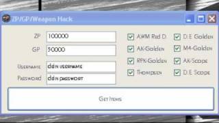 [WORKING] ZP/GP/WEAPON HACK + DOWNLOAD