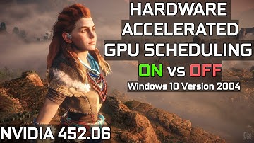 Hardware Accelerated GPU Scheduling ON VS OFF | Nvidia Drivers 452.06 | Test in 10 games
