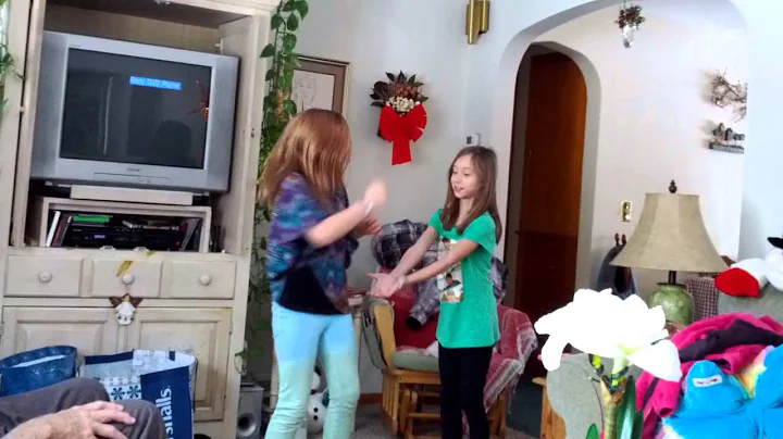 Shay and her friend dancing