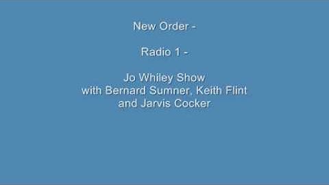 New Order - Radio 1 - Jo Whiley Show With Barney - January 1999 (Part 2)
