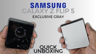 Galaxy Z Flip 5 (Exclusive Gray Color) 