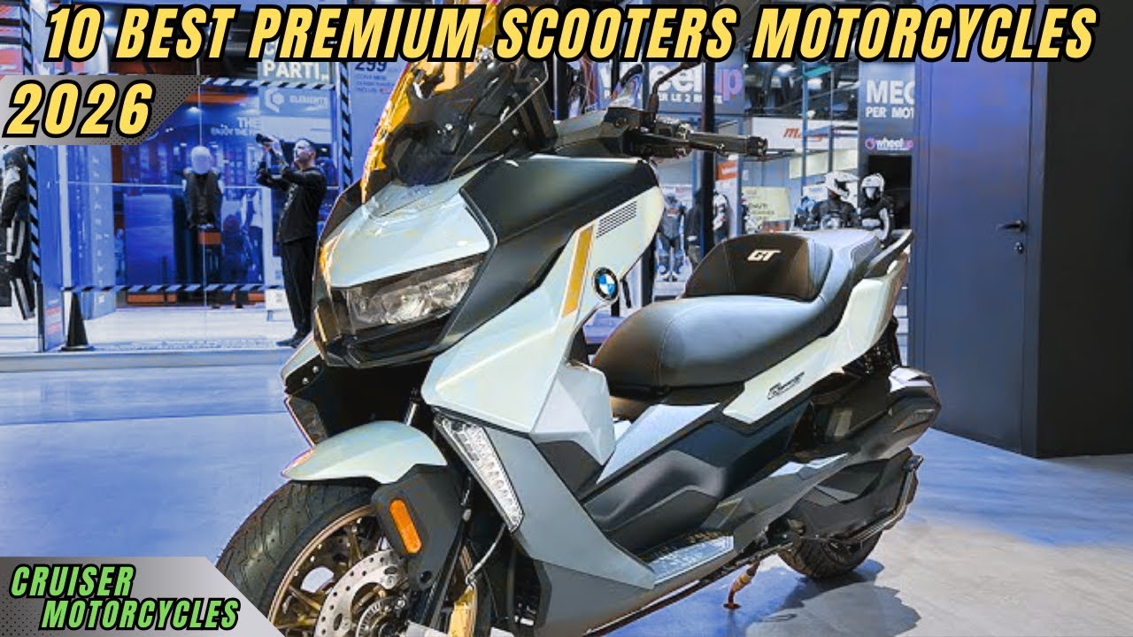 Top 10 Best Premium Scooters Motorcycles to Ride in 2026, New Models ...