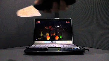 LEAP Motion Controller Fruit Ninja KNIFE Demo on Windows 8