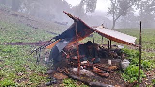 Nepali Mountain Village Life | Rainy Day | Sheep Shepherd Life | Organic Food Cooking | Real Life🇳🇵