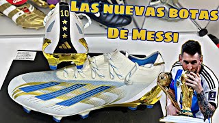Las nuevas Adidas crazyfast Messi (las Estrellas) || en honor a su mundial || #messi #copadelmundo