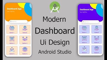 ✅ Modern Dashboard Design Material Android Studio  🔥