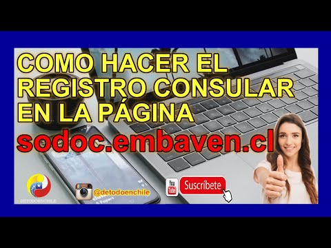 Como hacer el registro consular en la página de la Embajada de Venezuela en Chile