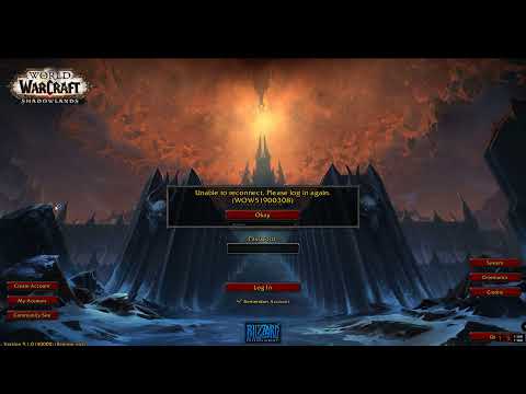 How to : World of Warcraft DC on log in : Error WOW51900308 Unable to Reconnect Please log in again