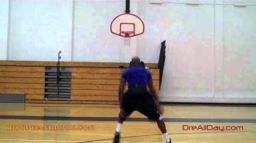 Dre Baldwin: Scissor Crossover One Dribble Pullup Jumper Pt. 1 | Basic Basketball Scoring Moves