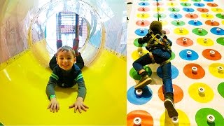 VLOG - PARCOURS AVENTURE & ESCALADE - Aire de jeux intérieure AZIUM Fun Indoor