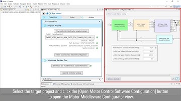 QE for Motor Tutorial: Motor Control Software Configuration for RX Family