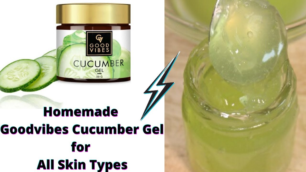 Picture of Homemade Cucumber Gel to remove Dark spots,Suntan,acne,pimples,skin ...