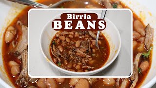 Make PINTO BEANS with the broth of your BIRRIA