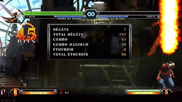 The king of fighters XIII: The king of fighters 13 - Training mode