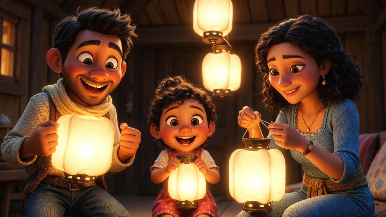 The Great Giggling Glow-Light Gathering - A Calm Bedtime Story for Kids