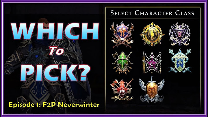 Ep 1: Which CLASS to Choose in Neverwinter? Free to Play Neverwinter