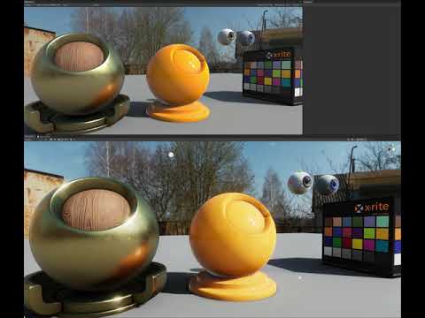 Lookdev environment scene creation for mobile game.