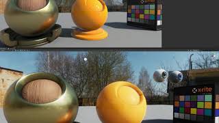 Lookdev environment scene creation for mobile game.