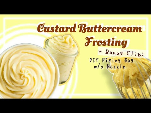 Video: How To Make Custard Buttercream