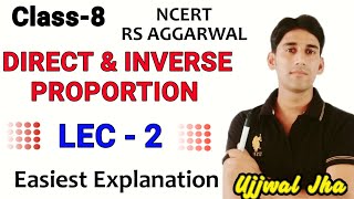 Direct and Inverse Proportion | Ch 13 – Class 8th maths –| Ncert RS aggarwal | Inverse proportion screenshot 3