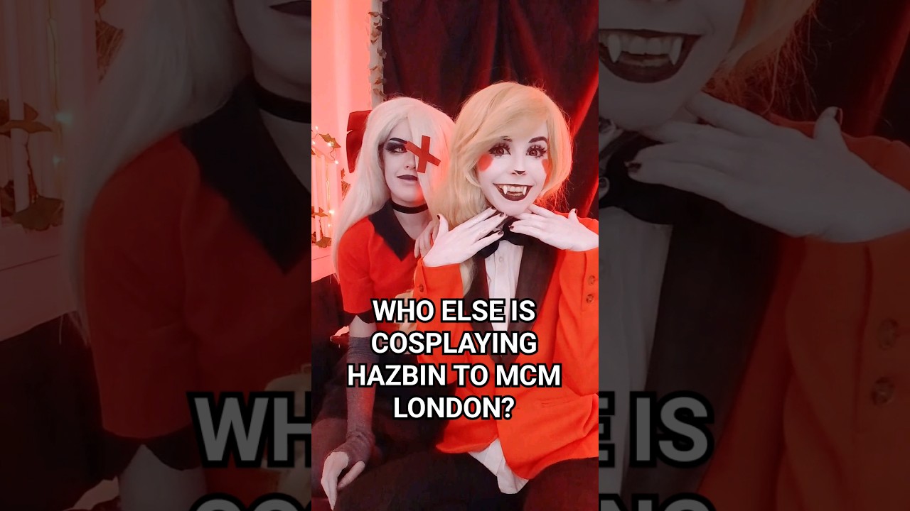MCM LONDON COMIC CON PLANS? Hazbin Hotel Charlie Vaggie cosplay #cosplay #hazbinhotel #hazbin