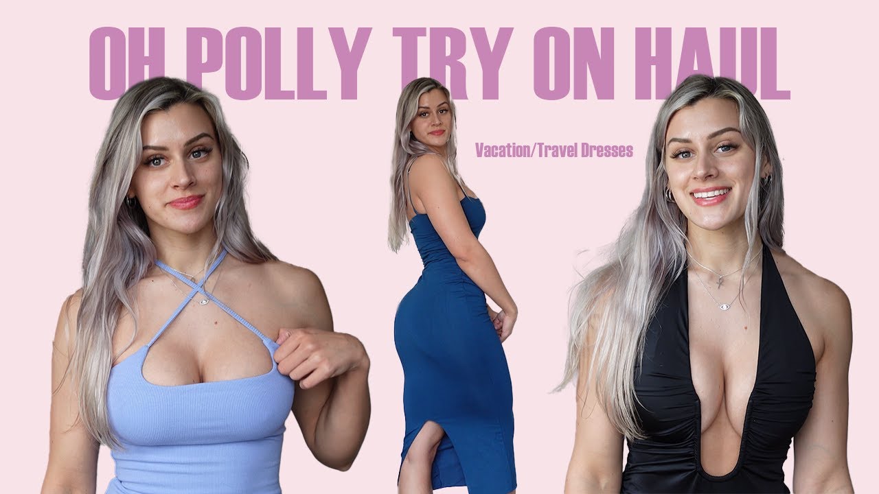 unbox my bday dress 5 months in adance <3 🎀 @Oh Polly #ohpolly #beaut, oh polly try on haul
