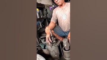 Assembly process of diesel engine piston rod