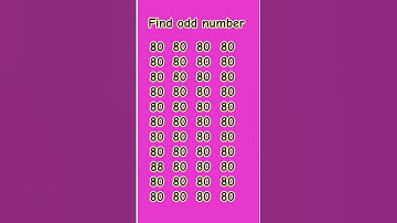 Math quiz 👀🤔 Find the difference between odd number #quiz #facts #riddles #challenge