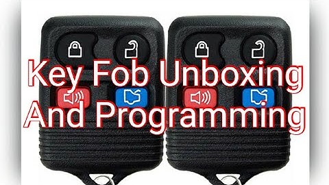 2007 Ford Taurus: Ford Key Fob Unboxing And Programming