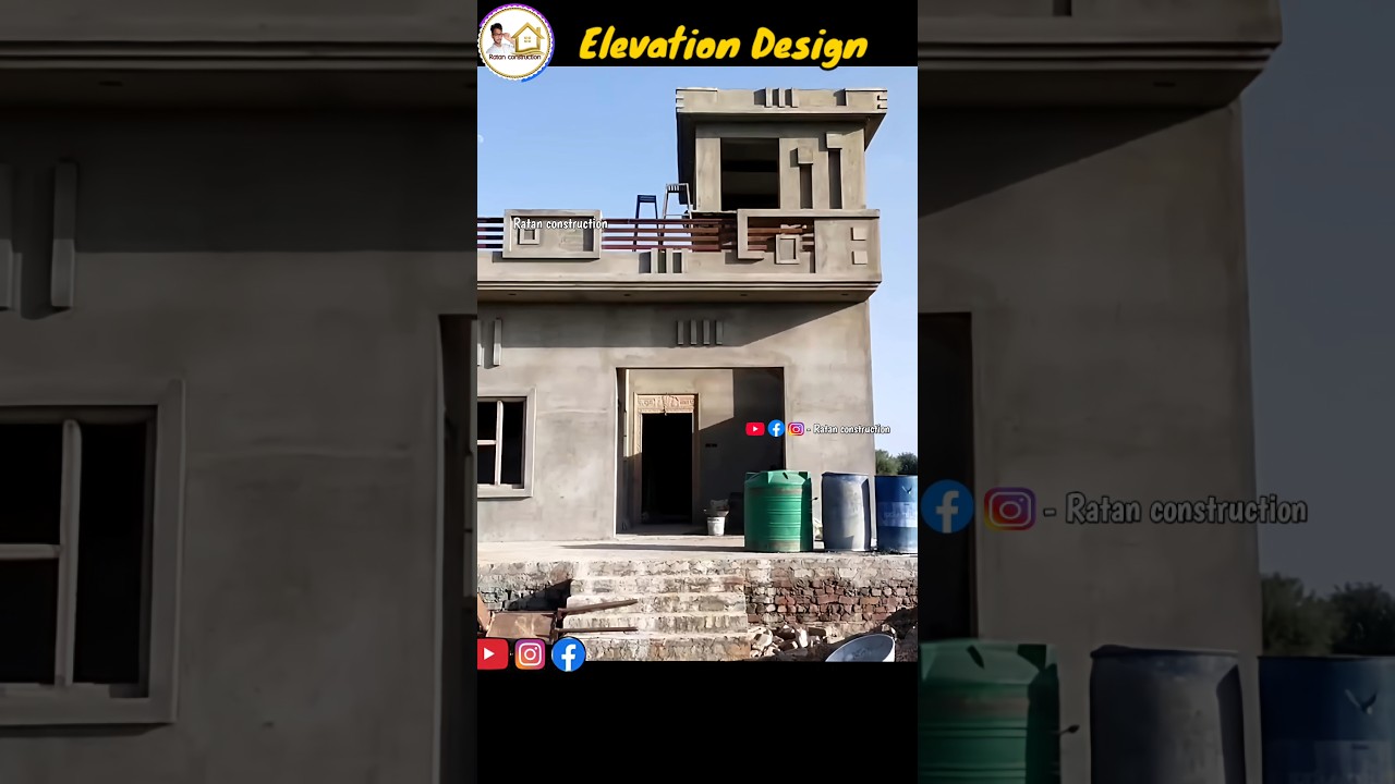 🏠 Beautiful Modern House Front Elevation Design | Stunning Home Exterior Ideas 2025 | video n. 1158