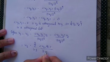 Gram Schmidt Orthogonalization Process