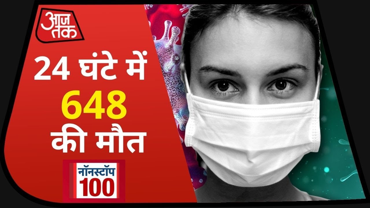 Corona Case In India: 24 घंटे में 648 की मौत, रिकवरी रेट 63 फीसदी I Nonstop 100 I July 23, 2020