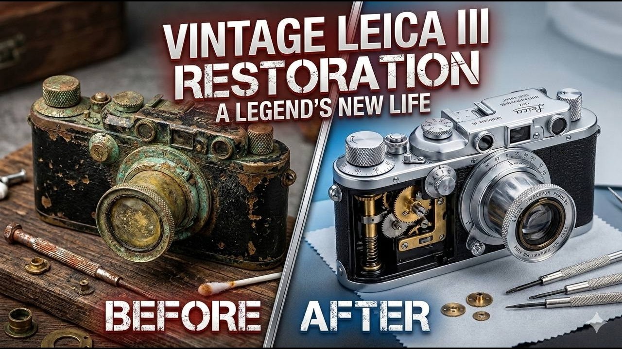 90-Year-Old Leica III Restoration: From Rusty Junk to Mint Condition