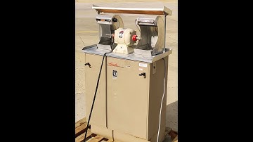 Handler 60C Dental Polishing Station Dust Collector w/ Red Wing 26 grinder