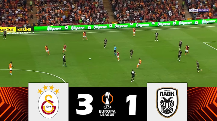 Galatasaray - PAOK [3-1] | UEFA Avrupa Ligi 2024/25 | Maçı Özeti!