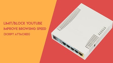 Limit youtube in mikrotik
