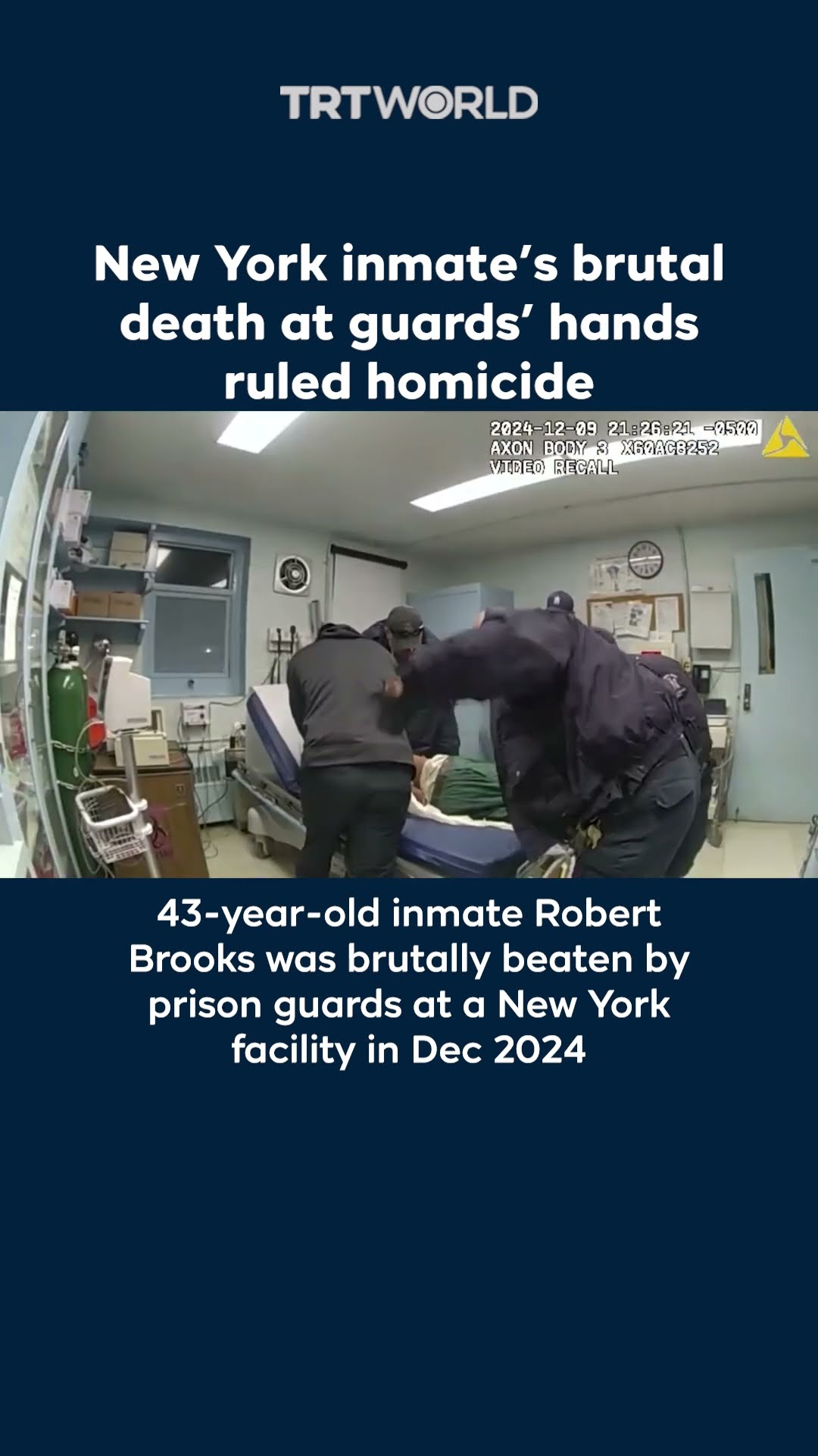 New York inmate’s brutal death at guards' hands ruled homicide