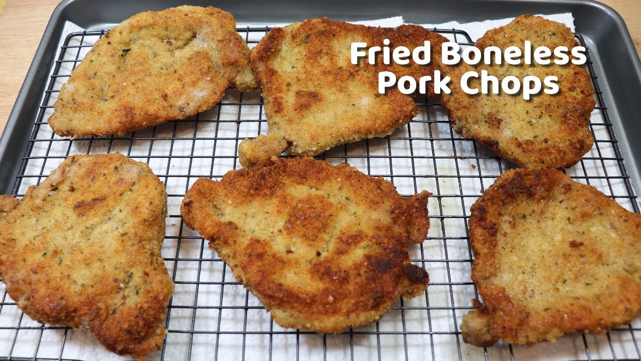 Fried Boneless Pork Chops Easy & Delicious Pork Chop Recipe MOLCS