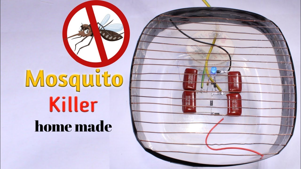 How to Make Mosquito Killer/Insect Trap.Home Made