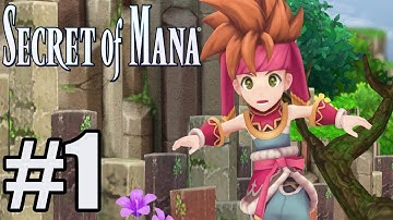 Secret of Mana Remake Gameplay Walkthrough Part 1 - PS4 No Commentary