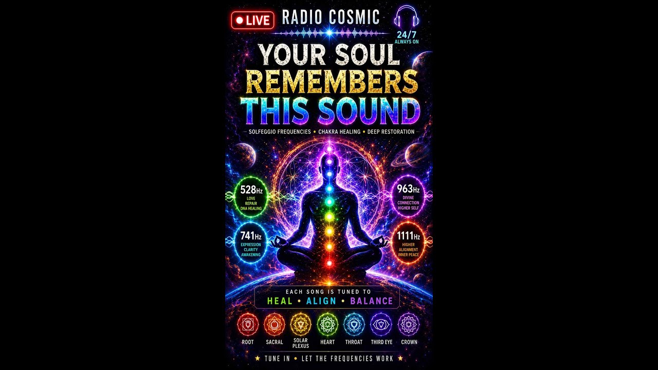 🔴 LIVE MUSIC | Tuned To Solfeggio Frequencies ✨🎧 #mrcosmic #radiocosmic thumbnail