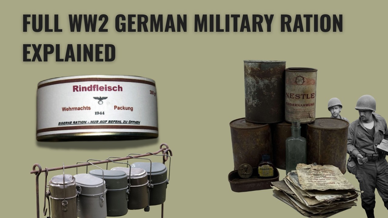 German Ration Reproduction Every German WW2 Military Ration Explained - YouTube