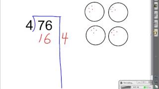 Repeated subtraction demonstration